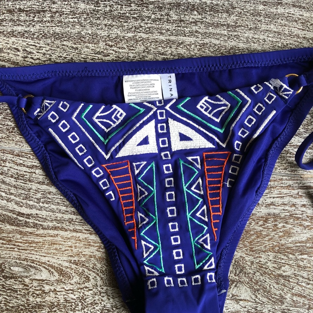 Trina Turk Aztec Print Bikini Bottom - Picture 4 of 5